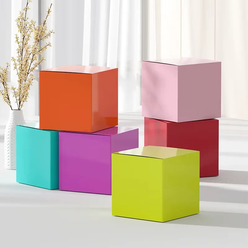 Candle Containers - صندوق ورق قابل للطي، صندوق هدايا