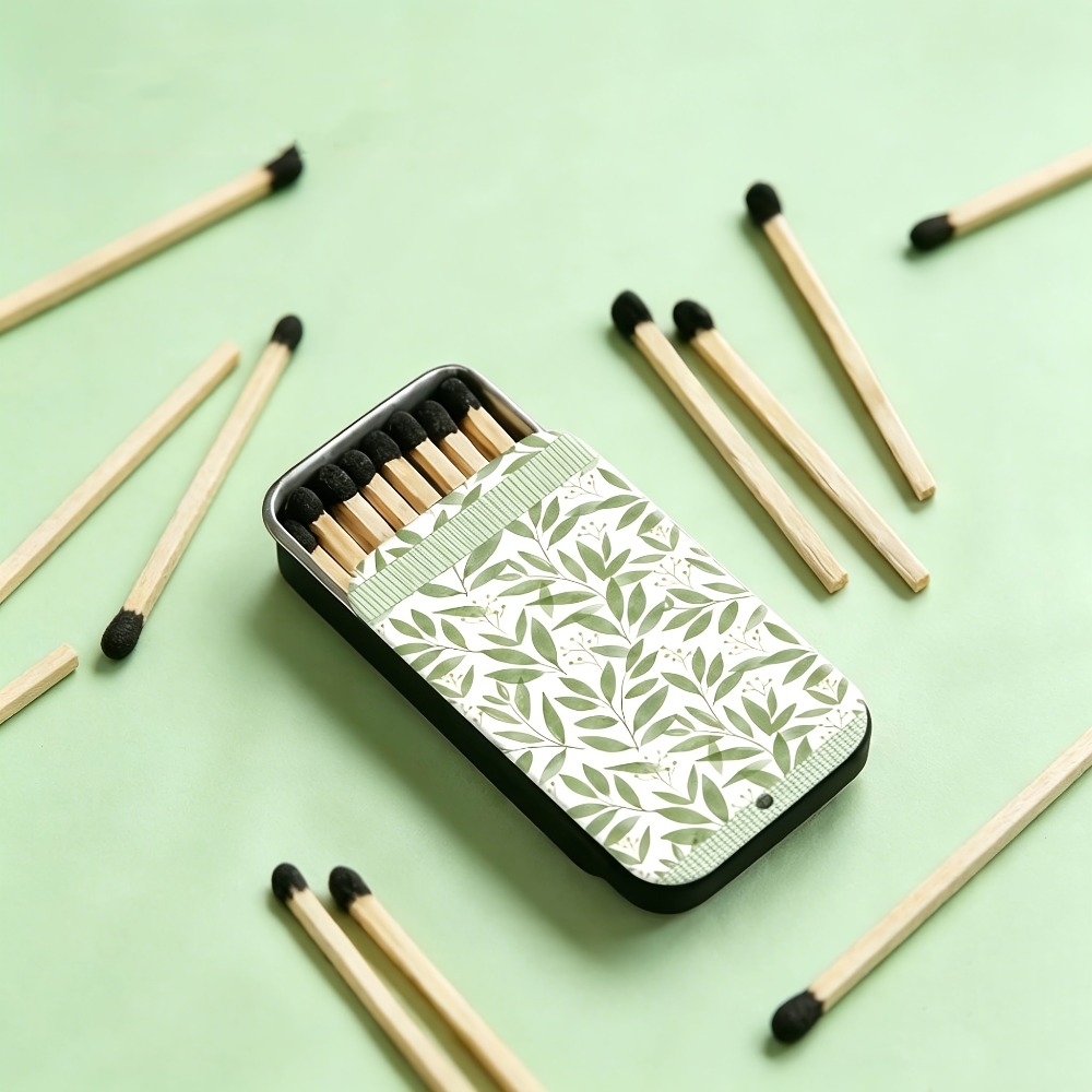 علب كبريت مزخرفة بنمط أوراق خض - مراجعة Candle Lighter وسعره