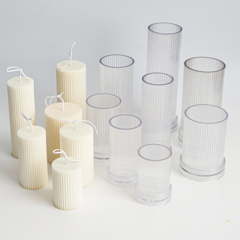 قالب شمع أسطواني جديد بتصميم خ - مراجعة Candle Making Kit وسعره