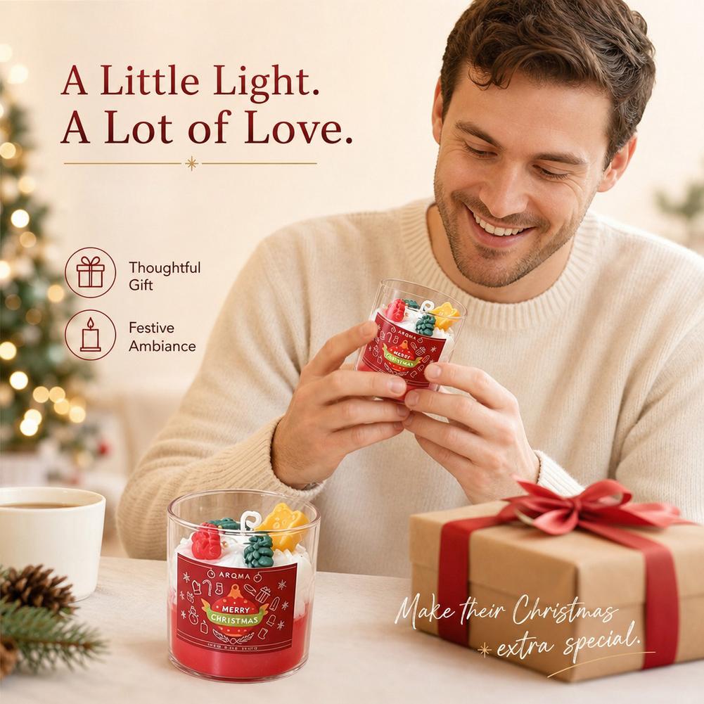 شمعة عطرية لعيد الميلاد في كوب - مراجعة Soy Wax وسعره