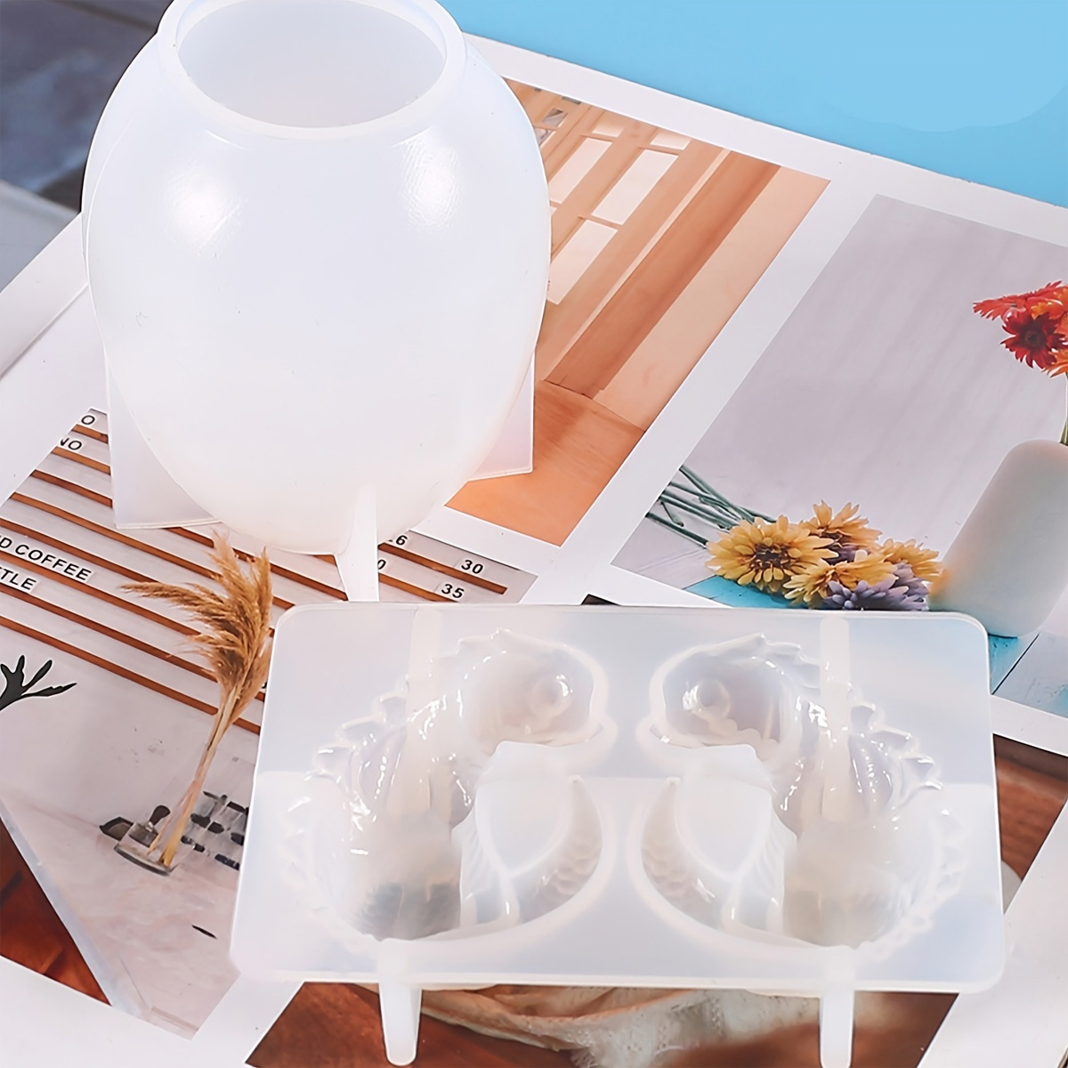 قوالب بيضة التنين السيليكون، م - مراجعة Candle Making Kit وسعره