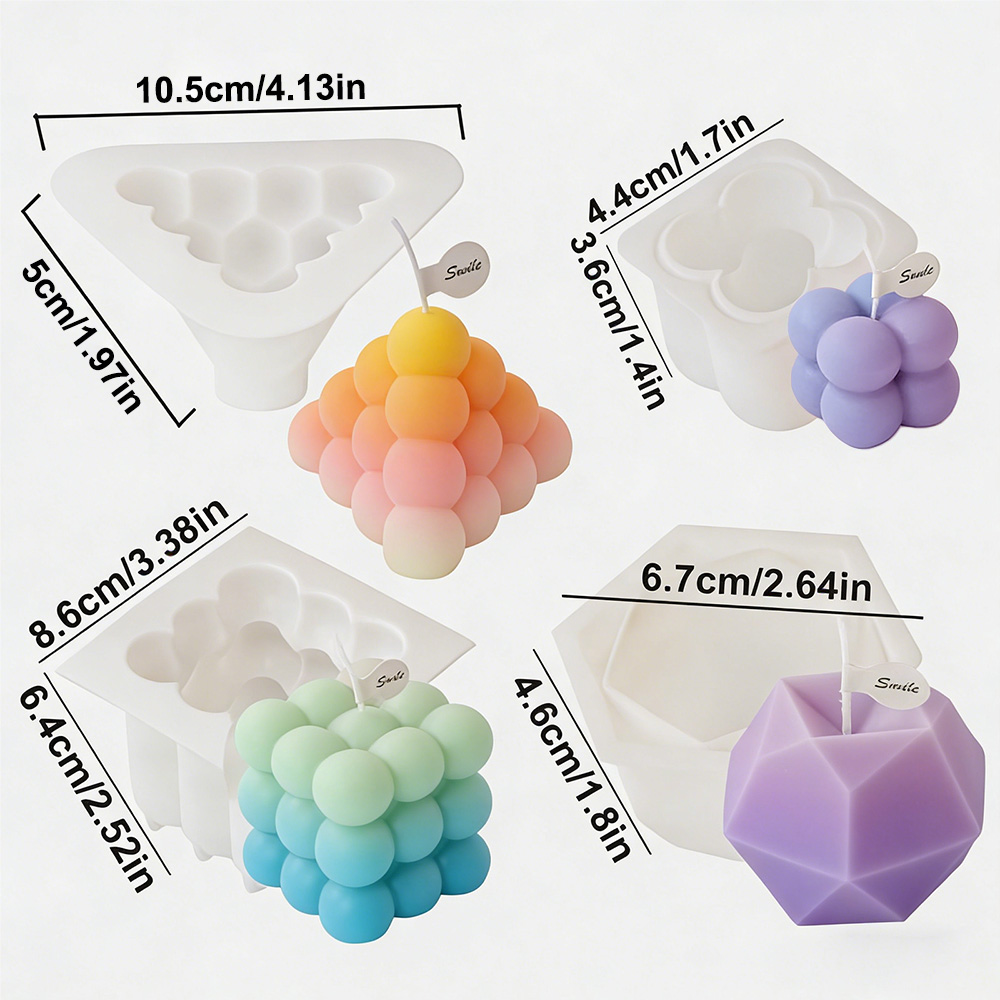 مجموعة قوالب شمع سيليكون ثلاثي - مراجعة Candle Making Kit وسعره